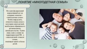 Статус многодетная мать в россии