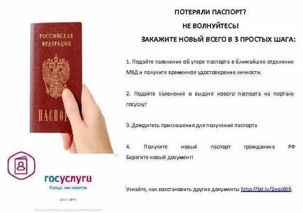 За сколько дней восстанавливают паспорт